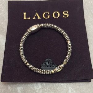 Lagos Silver Beaded Bracelet